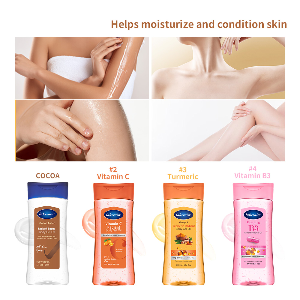 Skincare Glowing - Olio Gel Corpo Illuminante alla Vitamina