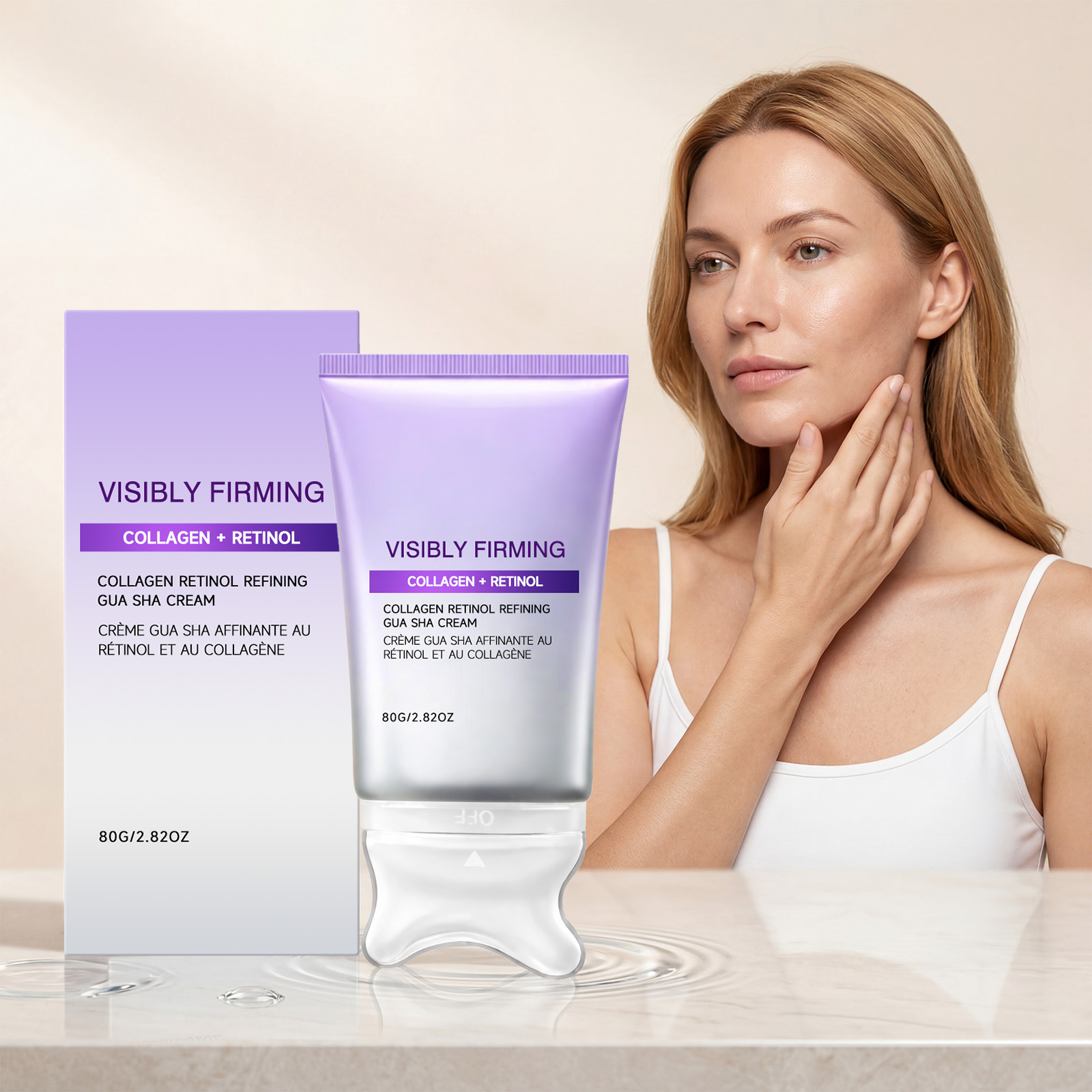 Retinol Cream - Crema Viso Rassodante con Massaggiatore e