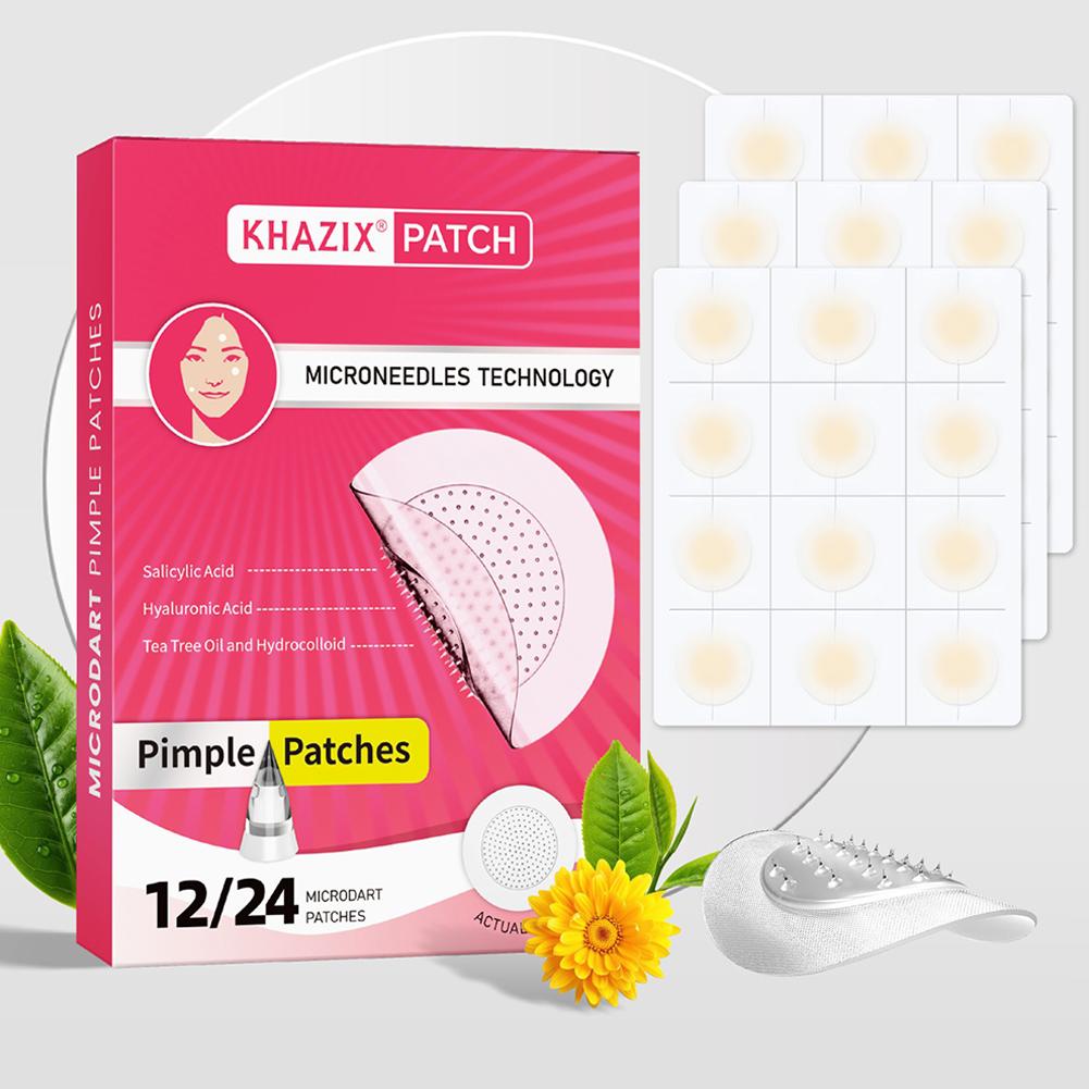 Face Moisturizer - 12/24 Pezzi Cerotti Microaghi Idrocolloidali per