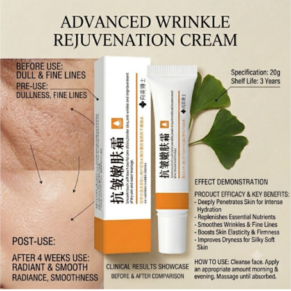 Night Cream - Crema per la rimozione delle pieghe