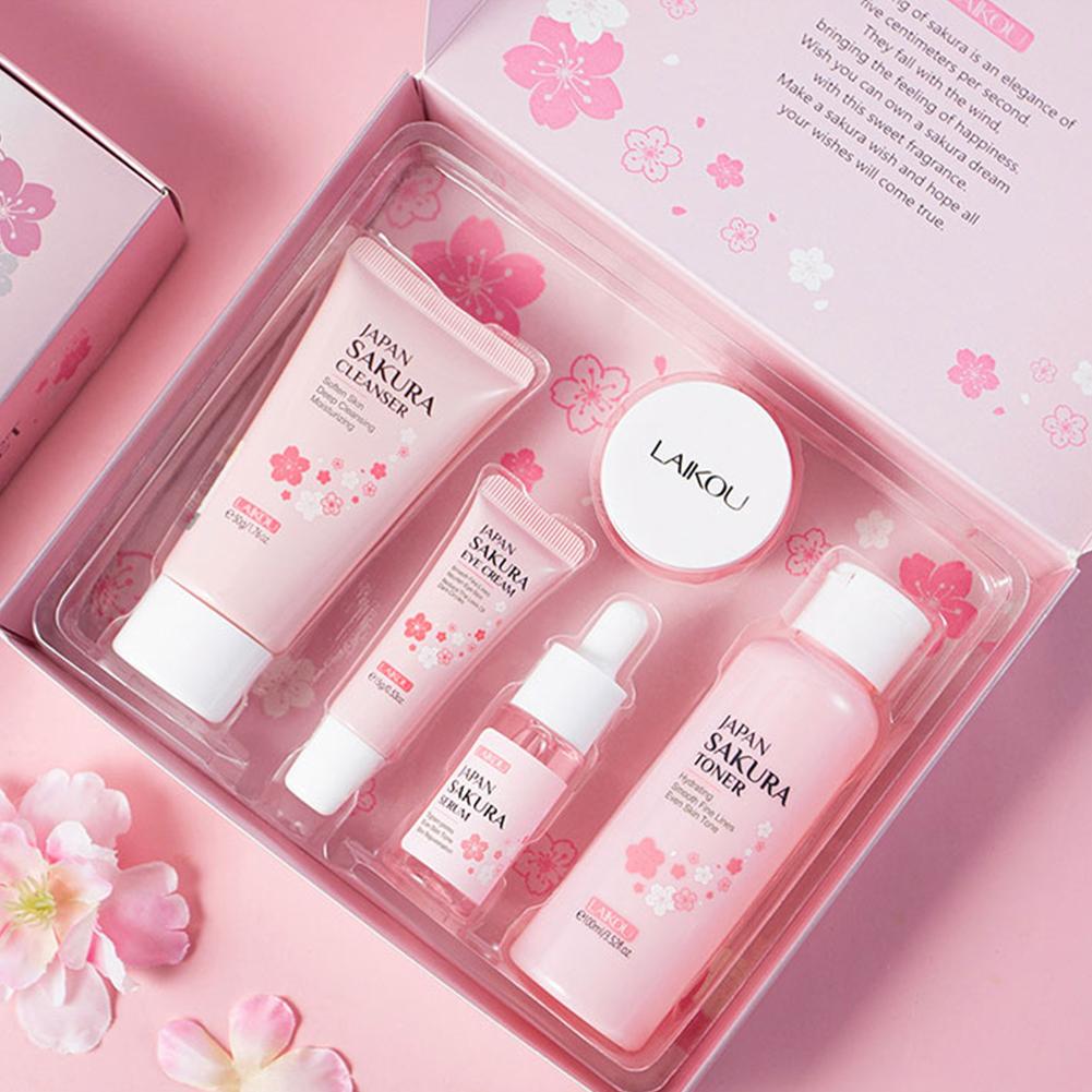Skincare Glowing - LAIKOU Giappone Sakura Set per la