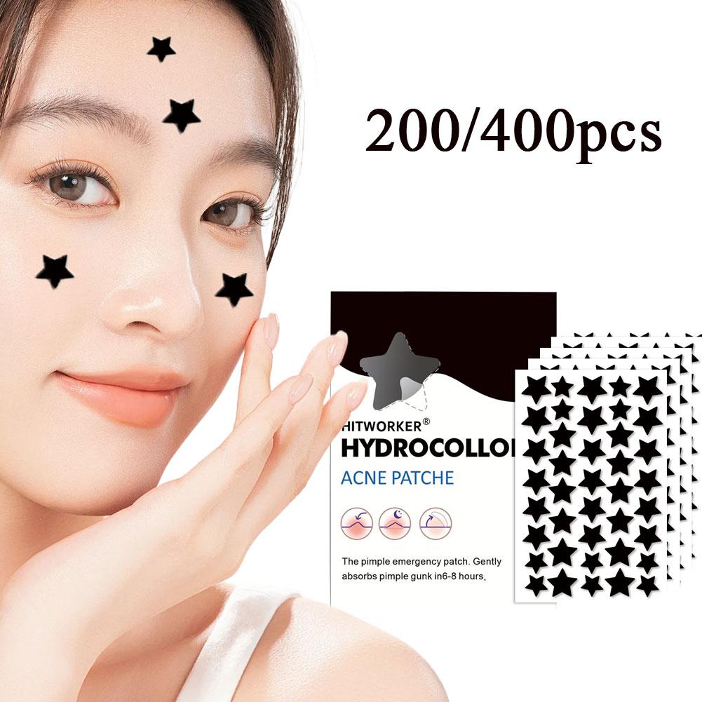 Face Moisturizer - 200/400 Pezzi Cerotti Idrocolloidali Neri a