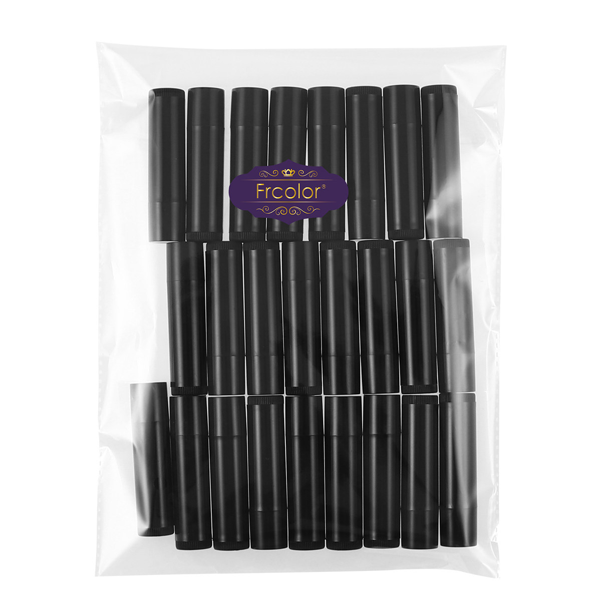 Lip Balm - 25 tubetti trasparenti in polipropilene per