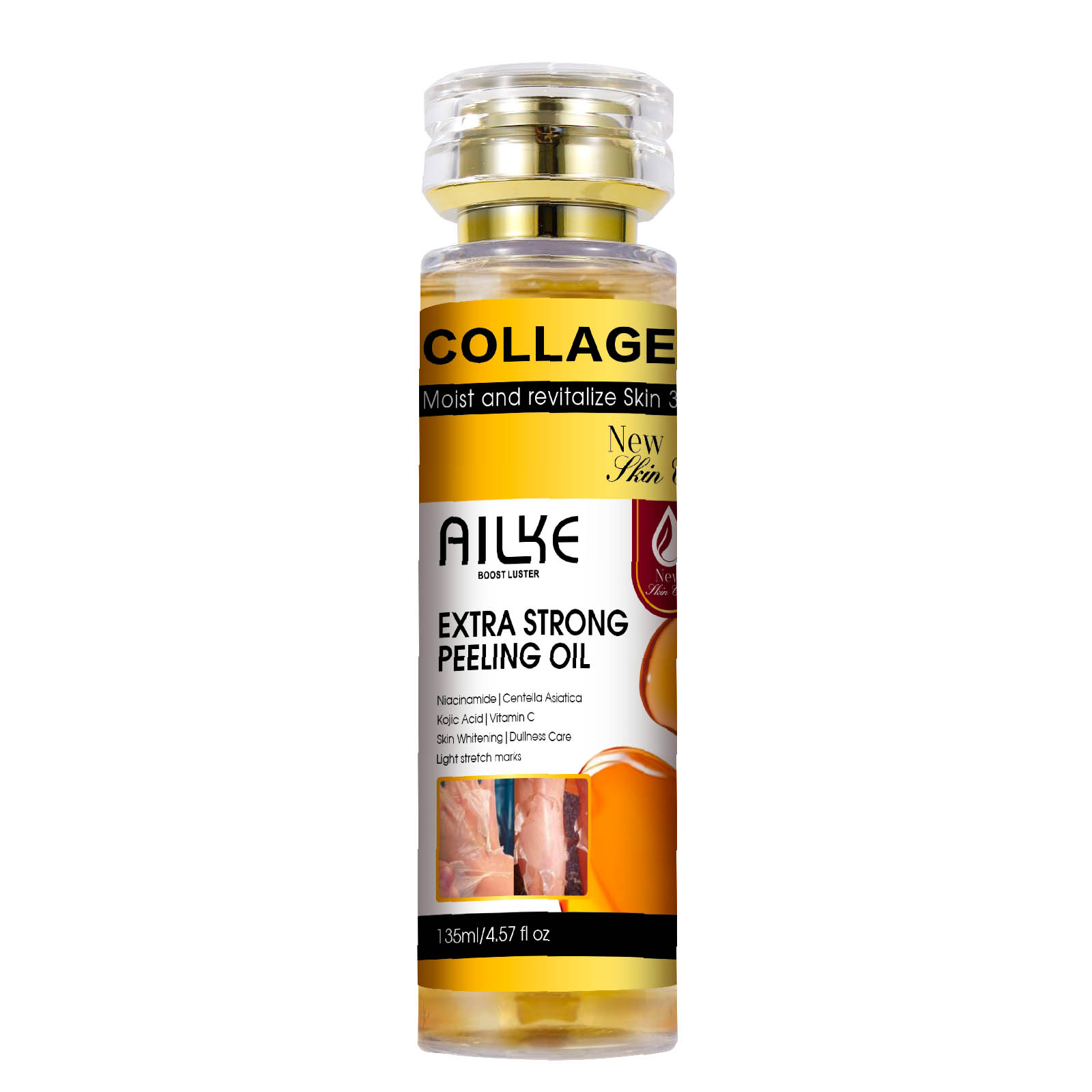 AILKE, olio esfoliante giallo  - Vitamin C Serum recensione e prezzo