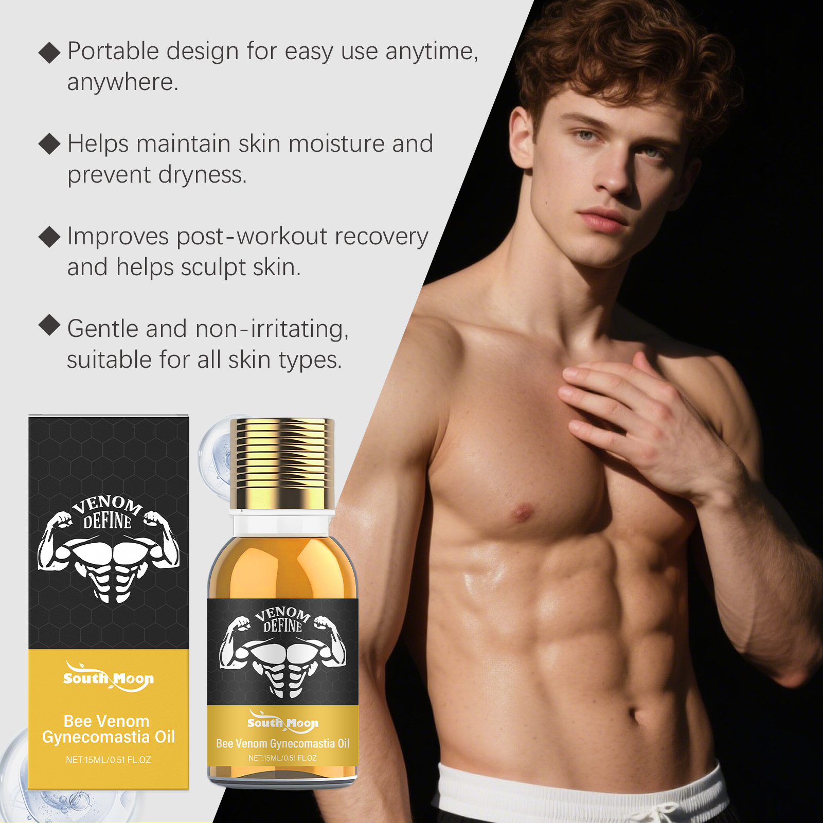 Veleno d'api Olio per ginecoma - Body Lotion recensione e prezzo