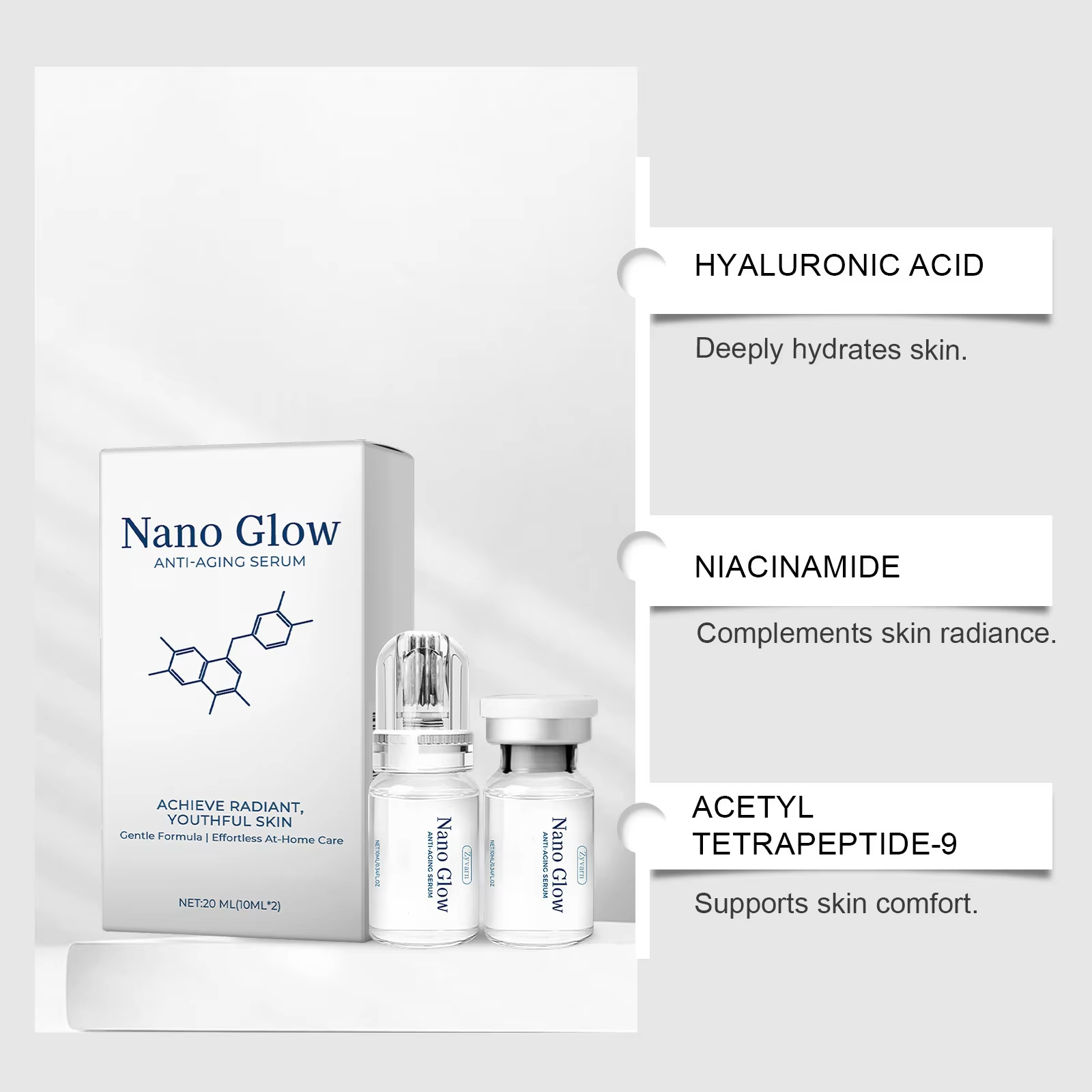 Kit Siero con Rullo a Microagh - Face Moisturizer recensione e prezzo